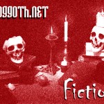 Shoggoth fiction image in red