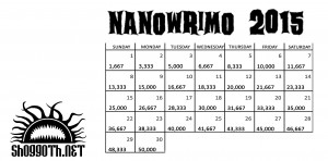 NaNoWriMo Calendar