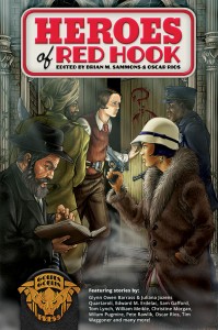 The cover for Golden Goblin Press's Heroes of Red Hook